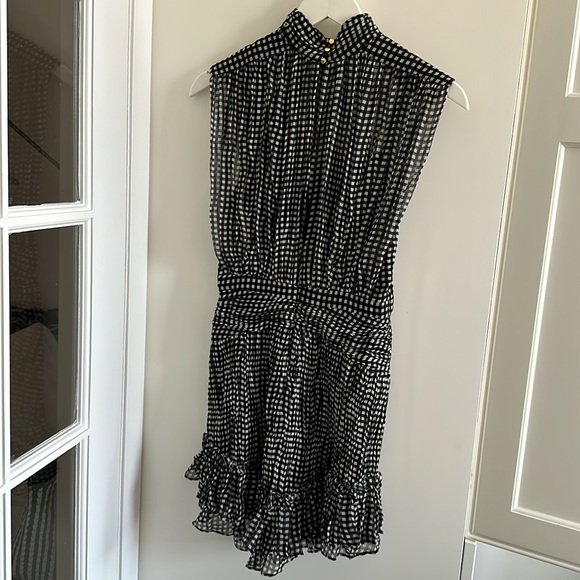 Shona Joy Black and White Mini Dress - Picture 7 of 11